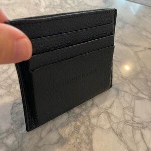 Longchamp Elegant Black Card Holder